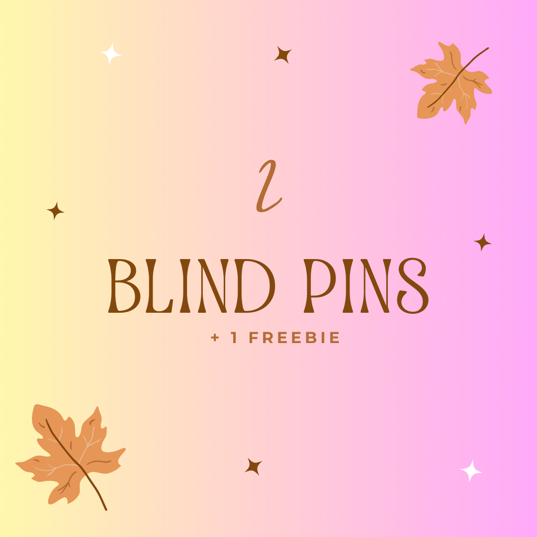 2 Blind Pins + 1 Freebie